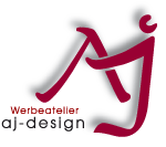 Logo aj-design Werbeatelier